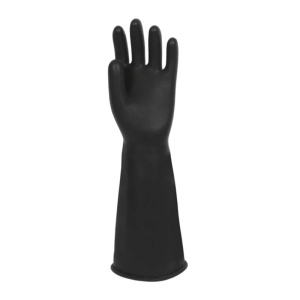 Shield GI/104 Gauntlet-Style Rubber Latex Chemical Gloves