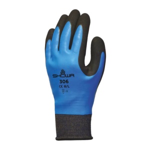 Showa 306 Fully Coated Latex Grip Gloves