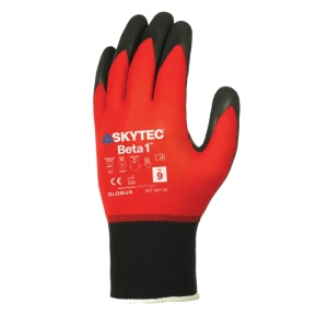 Skytec Beta 1 Lightweight Nitrile Palm-Coated Touchscreen Grip Gloves