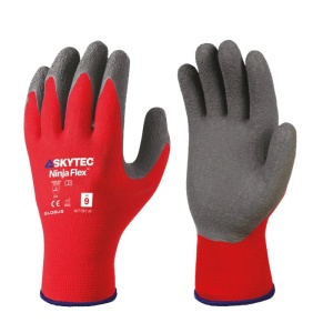 Skytec Ninja Flex Lightweight Latex-Palm Dexterity Grip Gloves