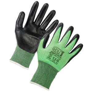 Supertouch Deflector ND Cut Level D Touchscreen Gloves (Green)