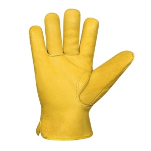 Supreme TTF DG-YCG Yellow Leather Drivers Gloves