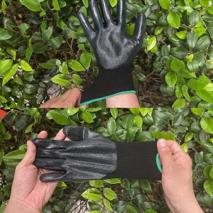 Supreme TTF 103BB Black Nitrile Coated Handling Gloves