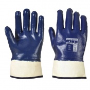 Portwest A302 Nitrile Fully Dipped Safety Cuff Gloves (Case of 96 Pairs)