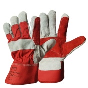 Supreme TTF Rigger-D Red Split-Leather Work Gloves
