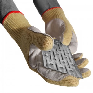 Tornado Exertion-Lite Leather Palm Work Gloves GRC