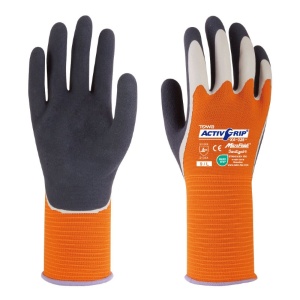 Towa ActivGrip XA-325 Latex-Coated Water-Resistant Grip Gloves