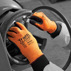 TraffiGlove TG315 Action Polyurethane Cut Level 3 Handling Gloves