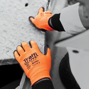 TraffiGlove TG315 Action Polyurethane Cut Level 3 Handling Gloves