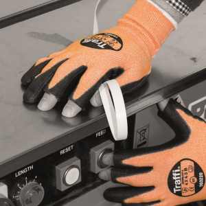 TraffiGlove TG3220 Cut Level B Exposed Fingertips Grip Gloves