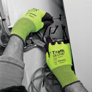 TraffiGlove TG562 Dynamic Polyurethane Coating Cut Level 5 Safety Gloves