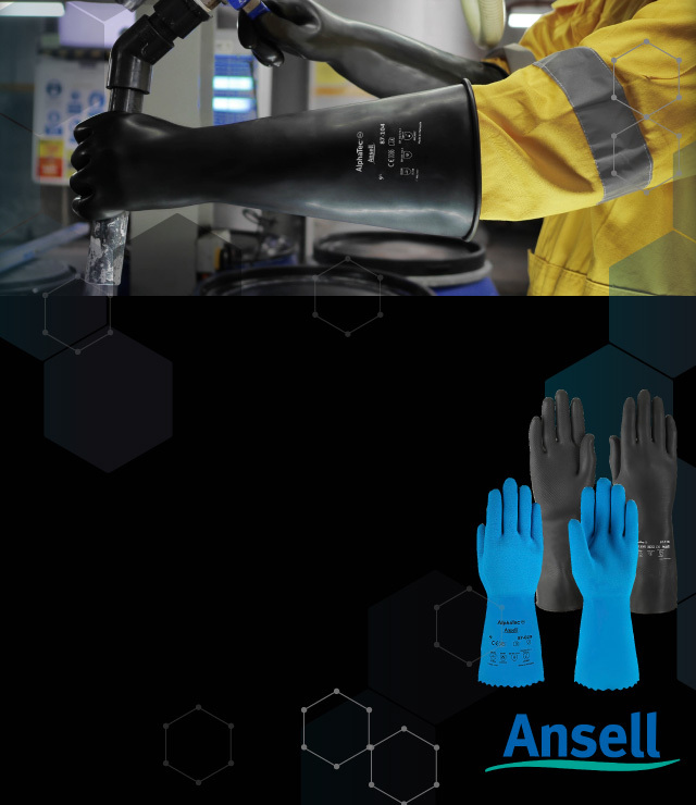 Save 10% on Ansell Chemical Gloves